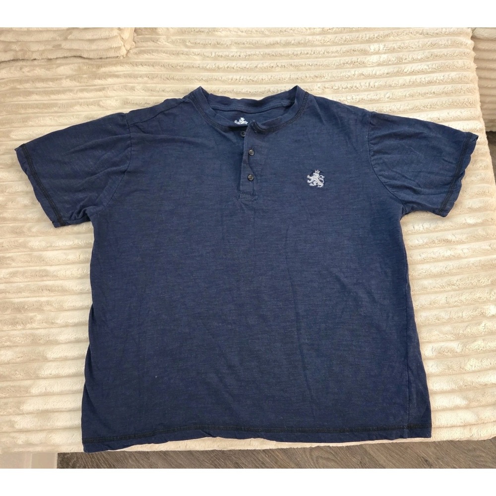 Rugby University Polo Shirt Youth Size Medium Blue Big Lion Rugby Kids Boys